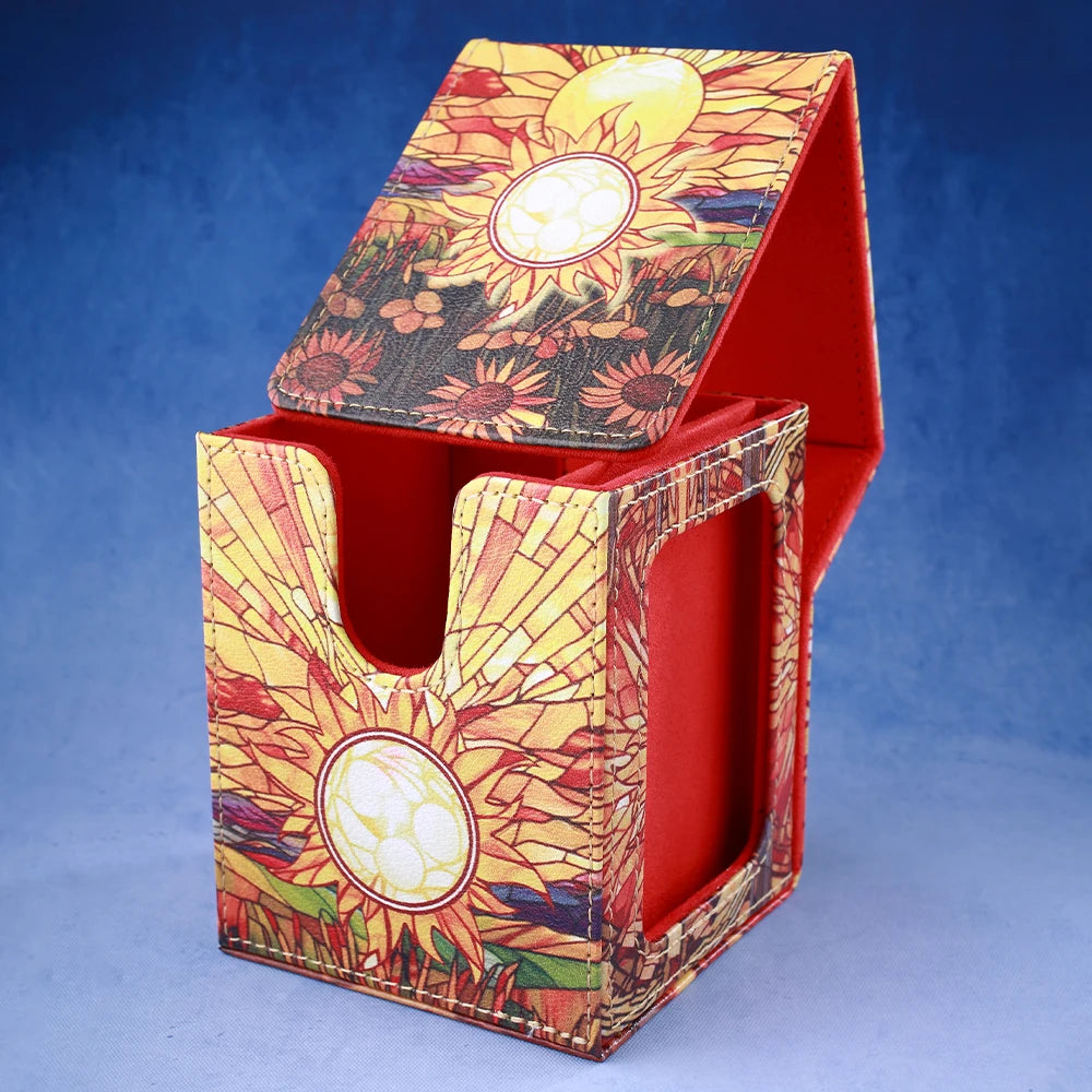 Stained Glass Plains Deck Box w/ Display
