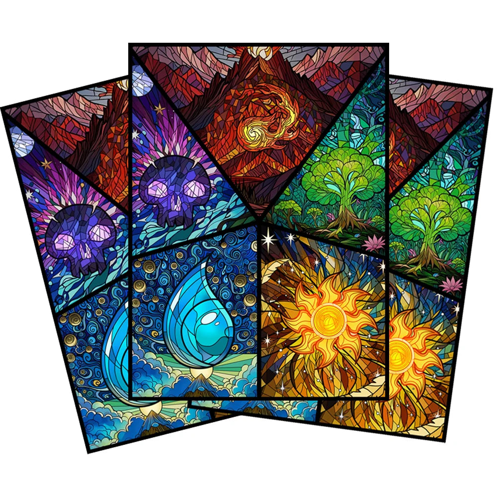 Stained Glass MTG Sleeves