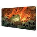Toad on fire Playmat