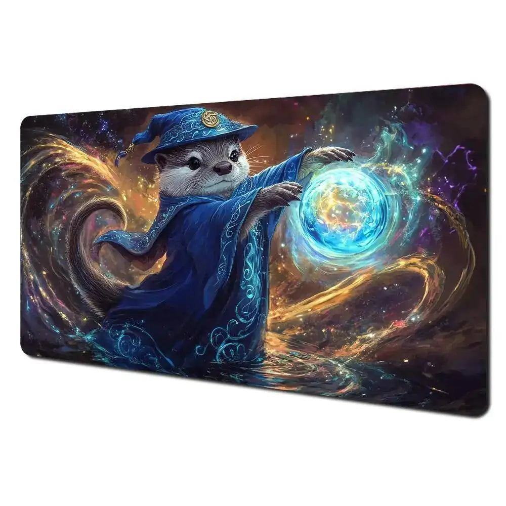 Realistic Otter Wizard Playmat