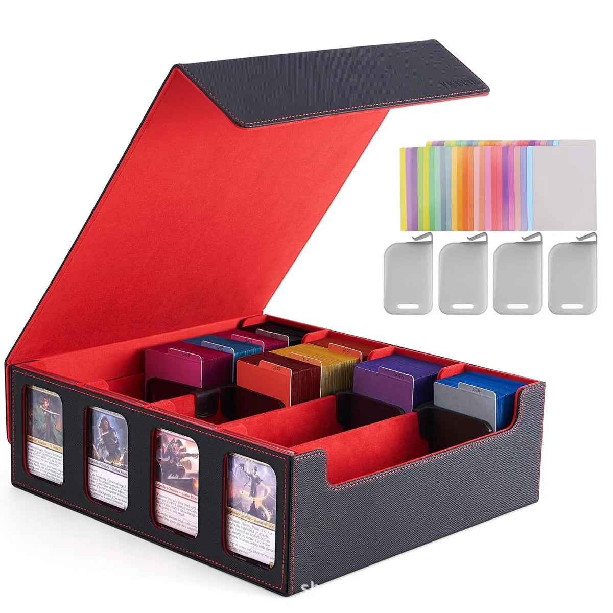 4 Row Storage case w/ Card Display