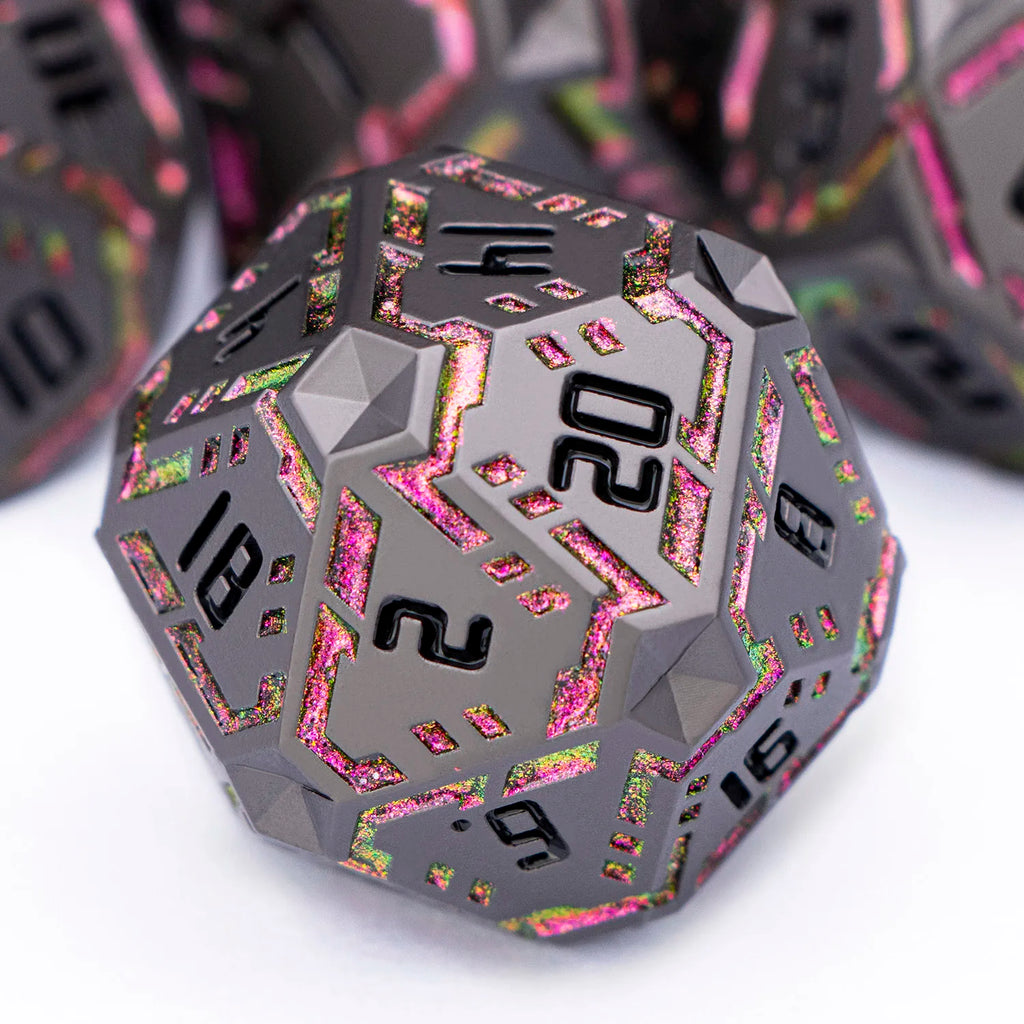 Futurist Metal Core Dice Sets