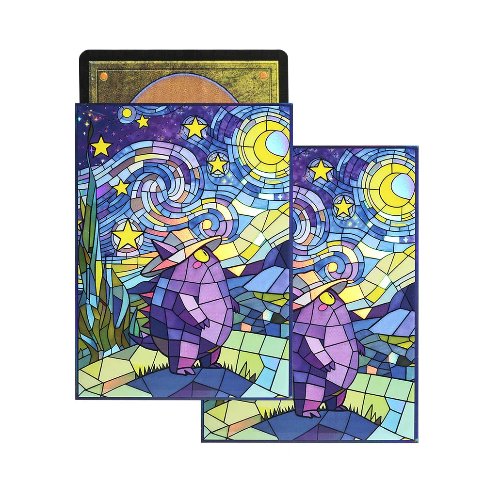 Moon-Lit-Night Stained Glass Sleeves