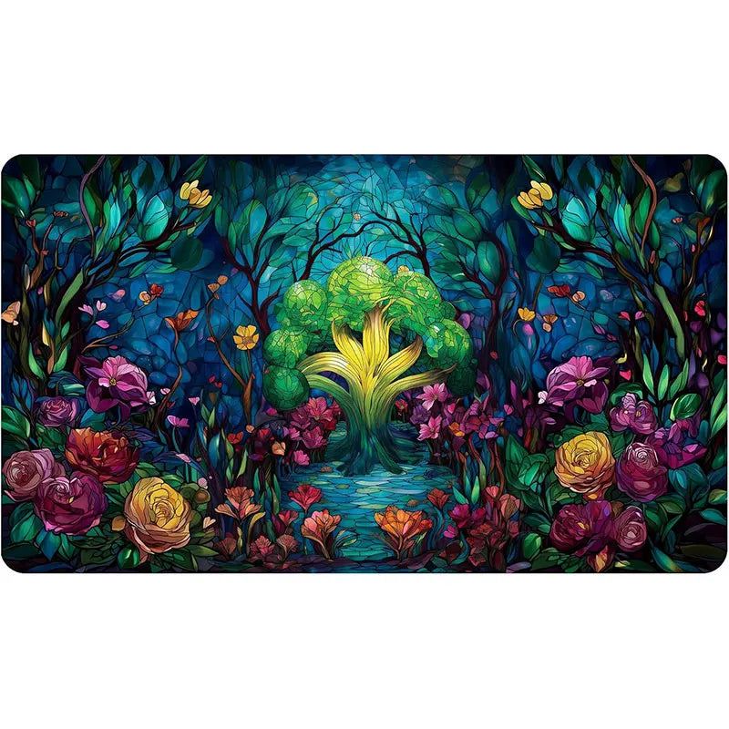 Stained Glass MTG Color Playmats