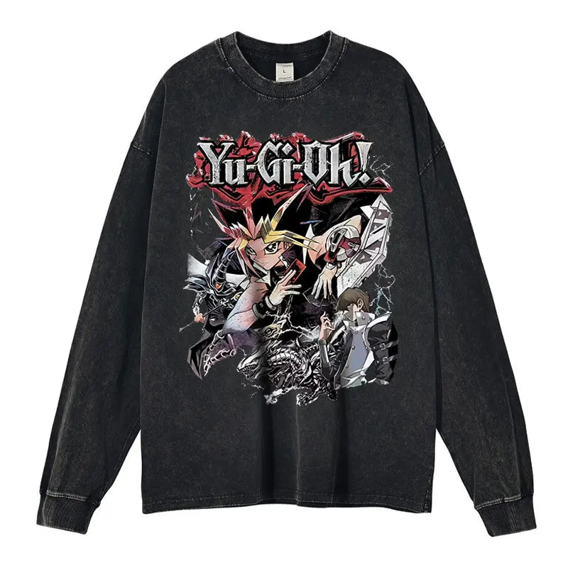YGO Themed Washed Crewnecks