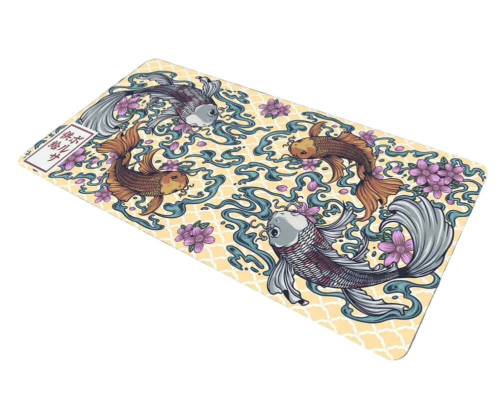 Aesthetic Koi Art Playmats