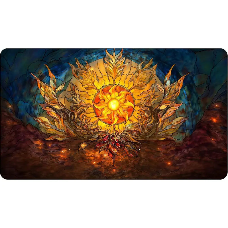 Stained Glass MTG Color Playmats