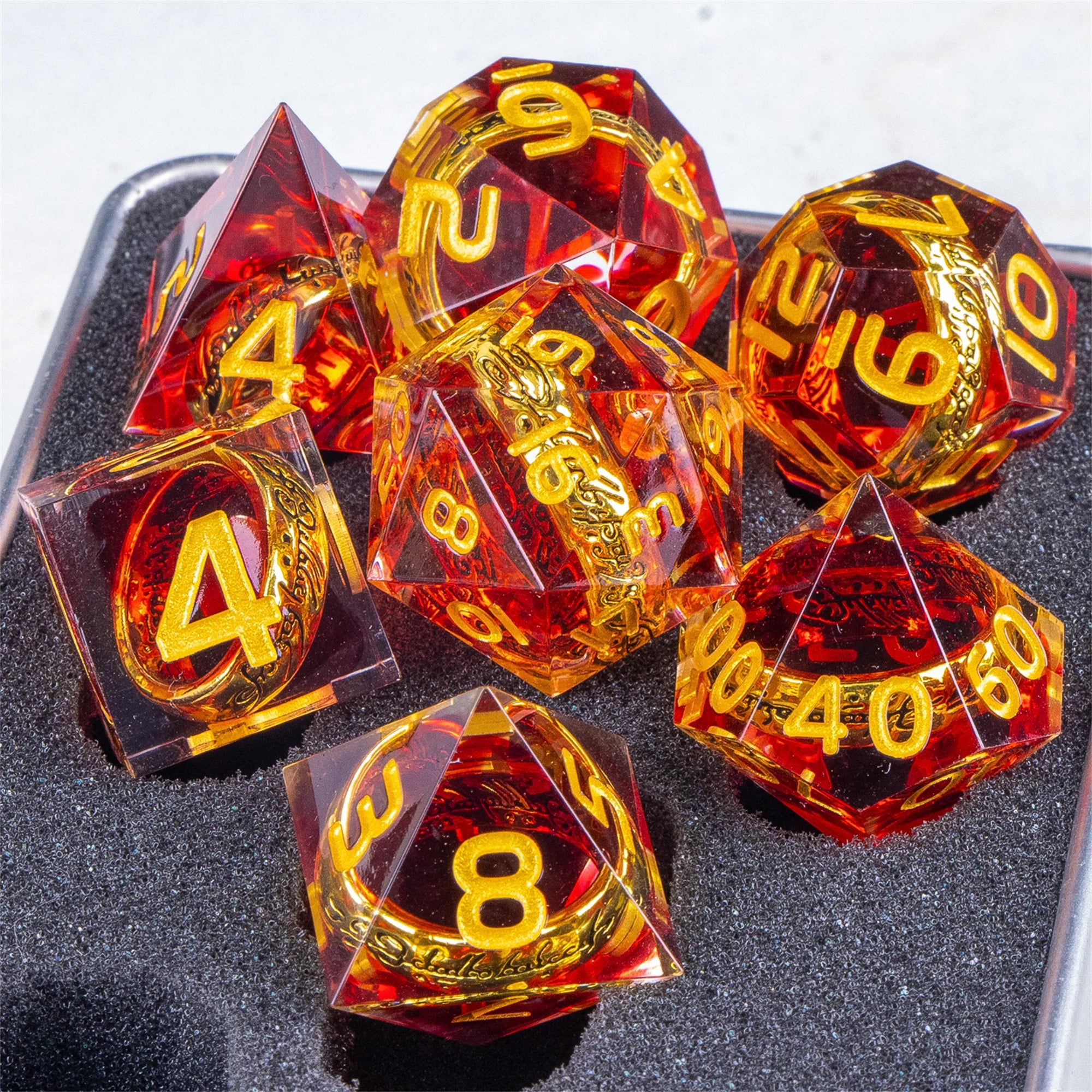 One Ring Resin Dice Sets