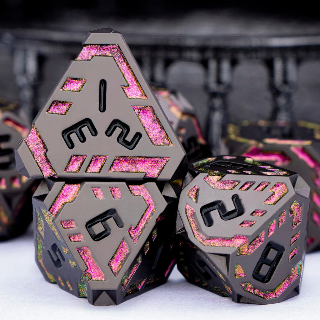 Futurist Metal Core Dice Sets