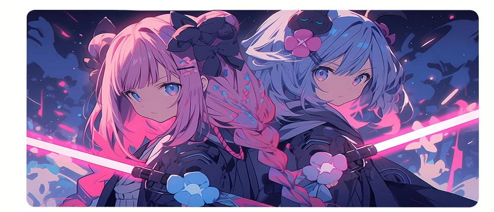 Cute + Cool Anime Girl Playmats
