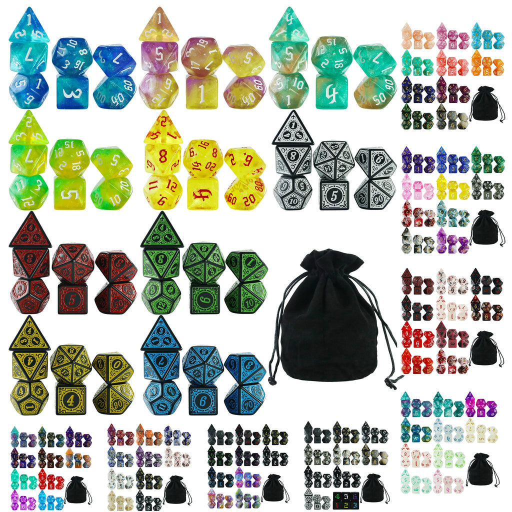 Assorted Dice Pack 10 Sets