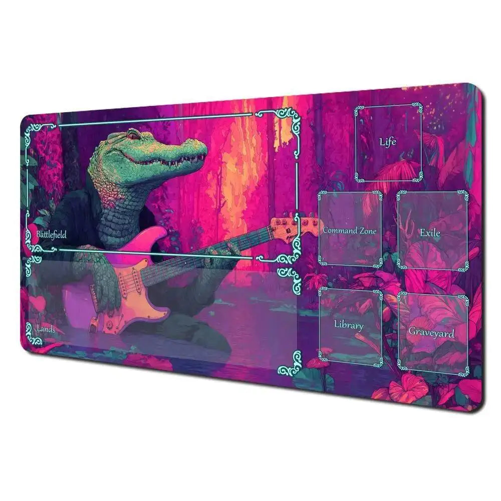Crocodile Musician Playmat