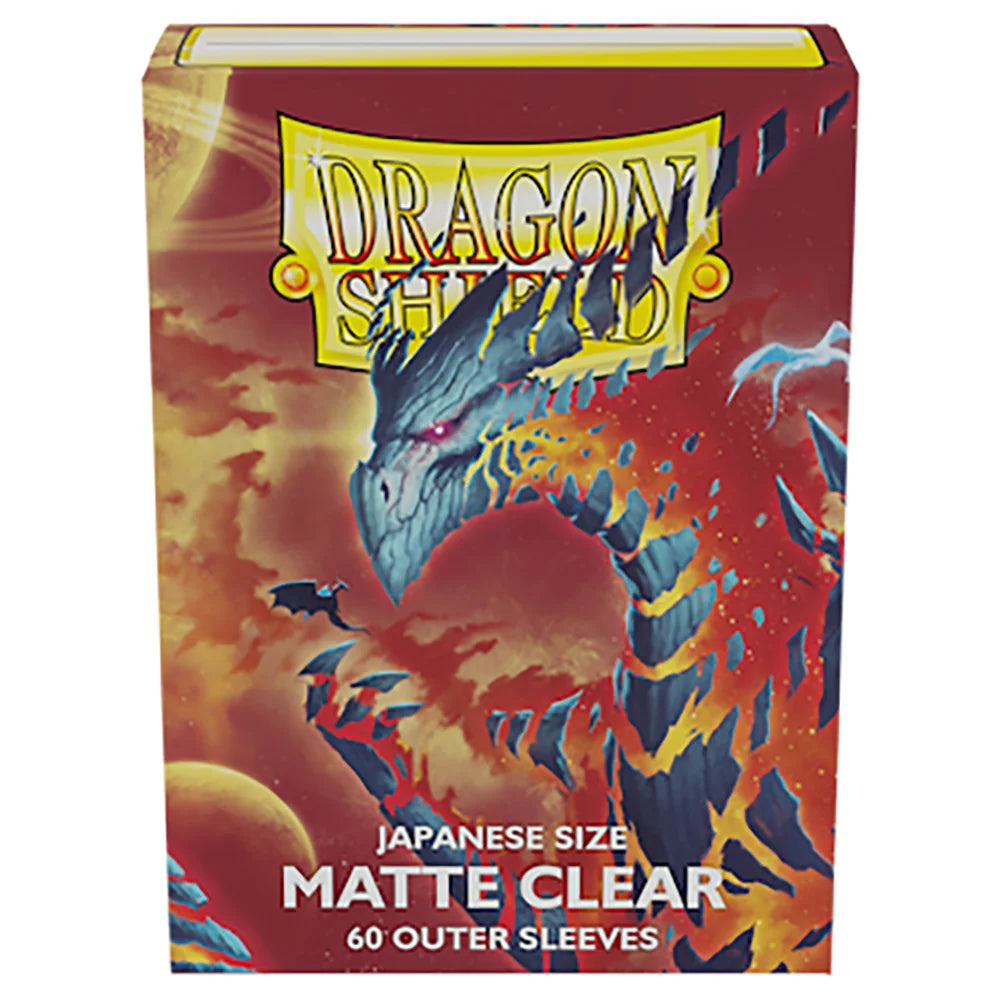 Dragon Shield Japanese Sized Matte Clear Outer Sleeves 60pcs