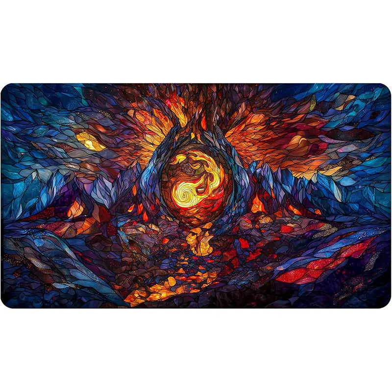 Stained Glass MTG Color Playmats