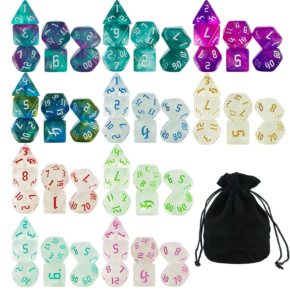 Assorted Dice Pack 10 Sets