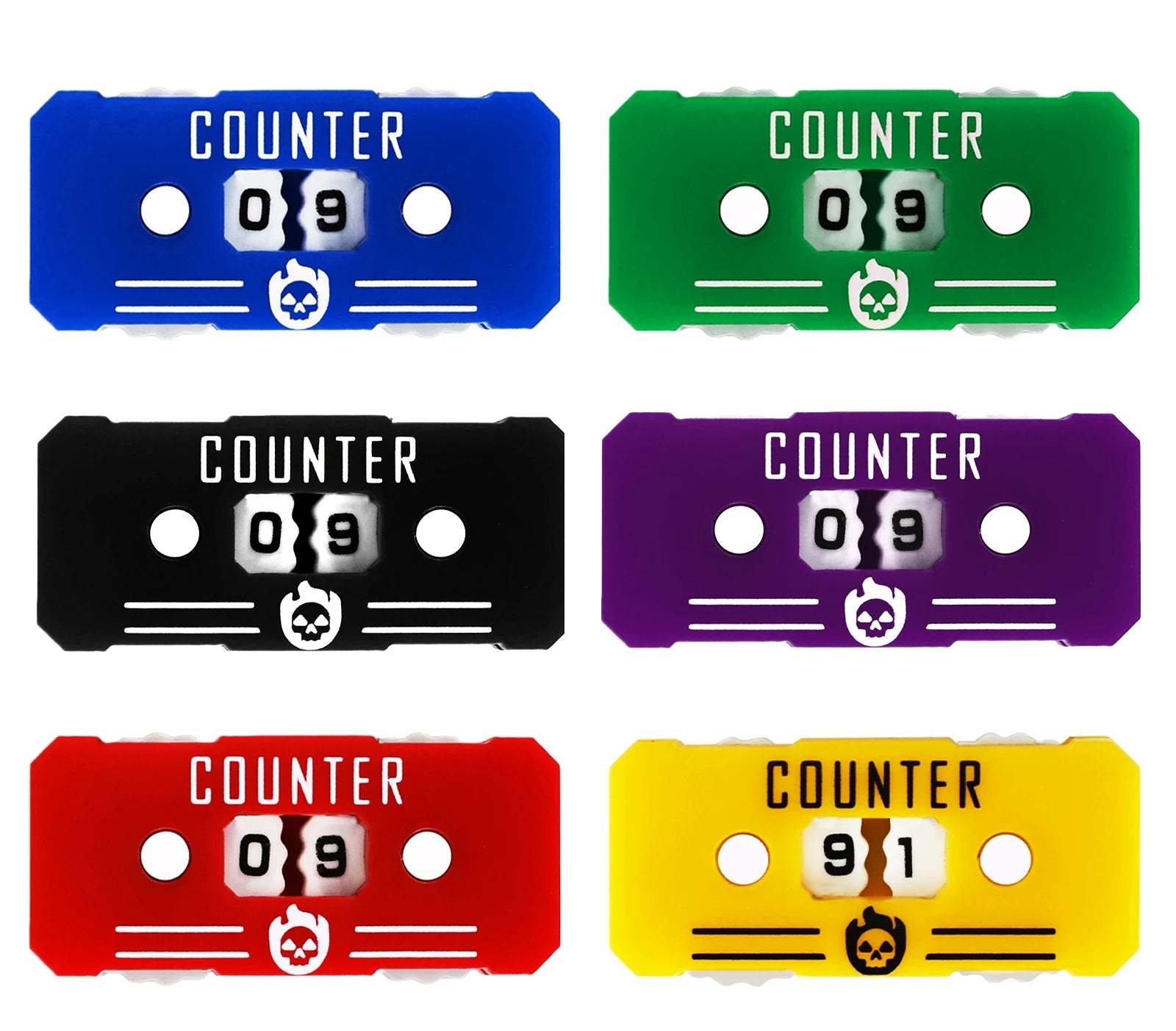 Spindown Life Counters 6pcs