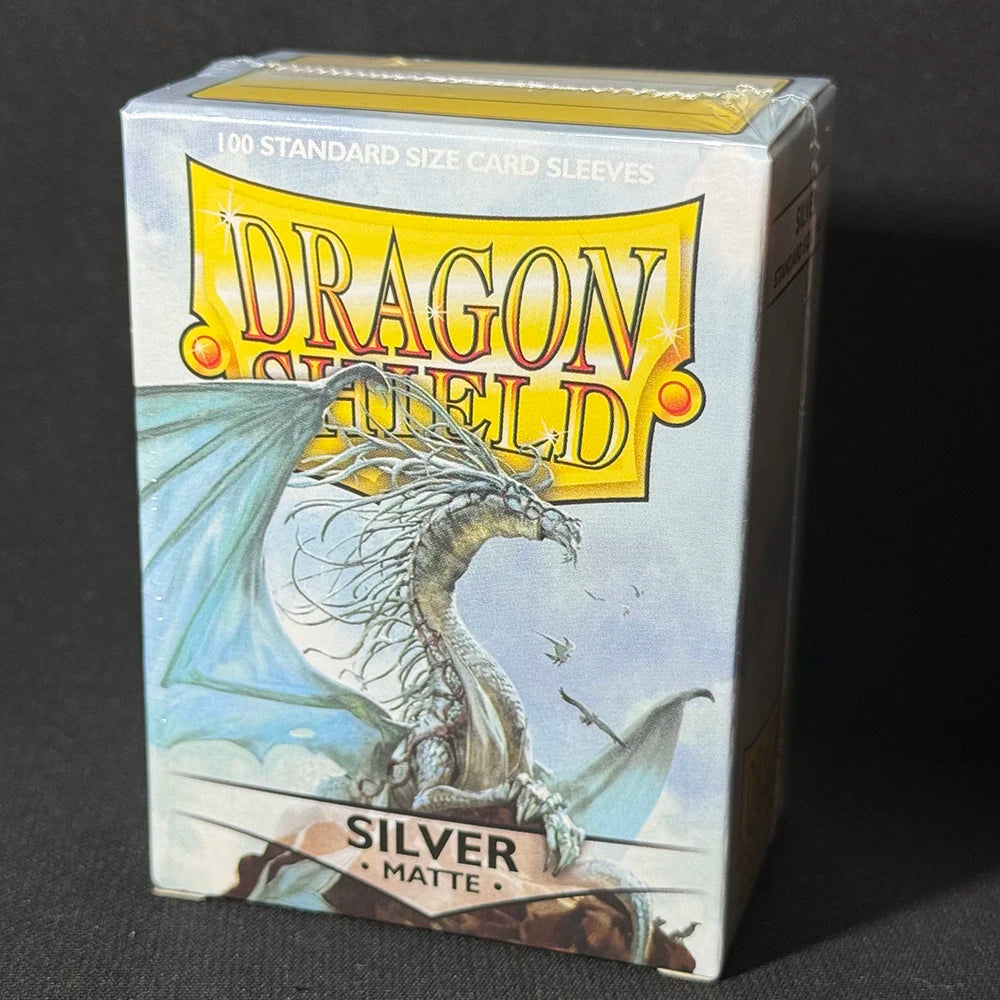 Silver Dragon Shield Matte Sleeves 100pcs