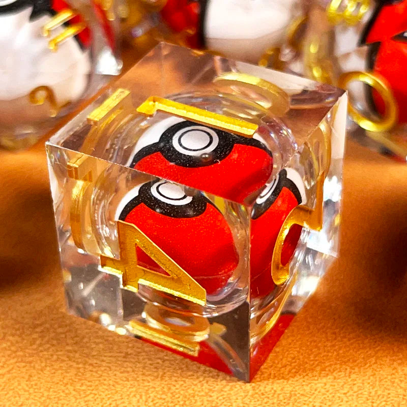 PokeDice Custom Resin Dice Sets