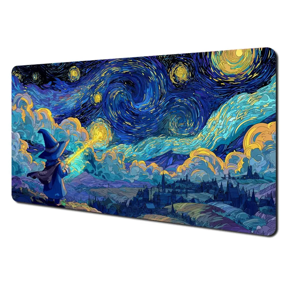 Starry Night Wizard Playmat
