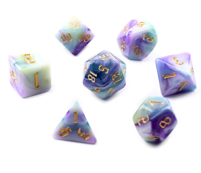 Assorted Marble Dice