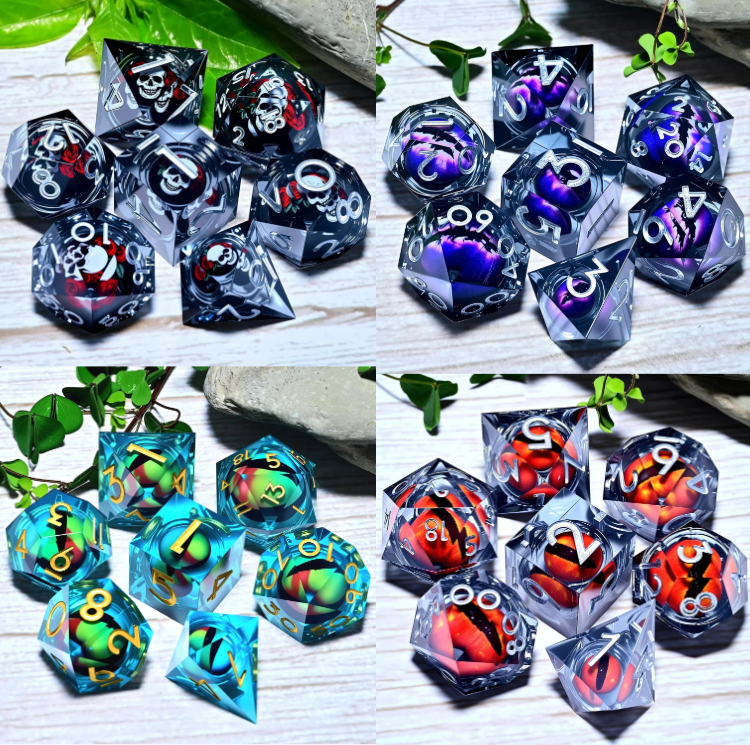 Custom Resin Dice Sets