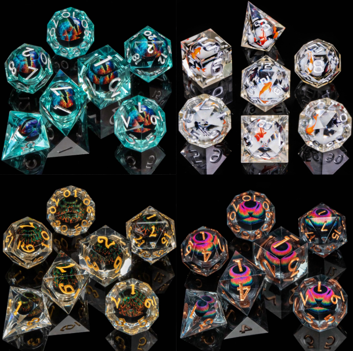 More Resin Dice Sets