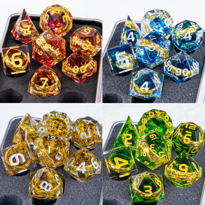 One Ring Resin Dice Sets