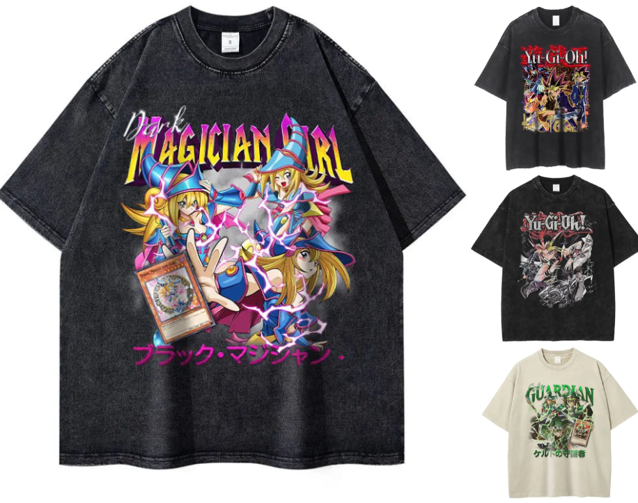 YGO Themed Washed Tees