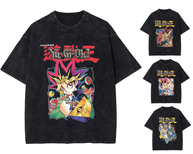 More YGO Themed Washed Tees