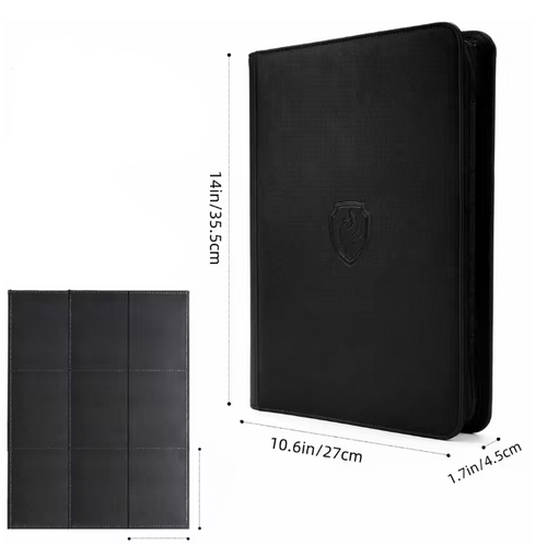9 Pocket Binder w/zipper