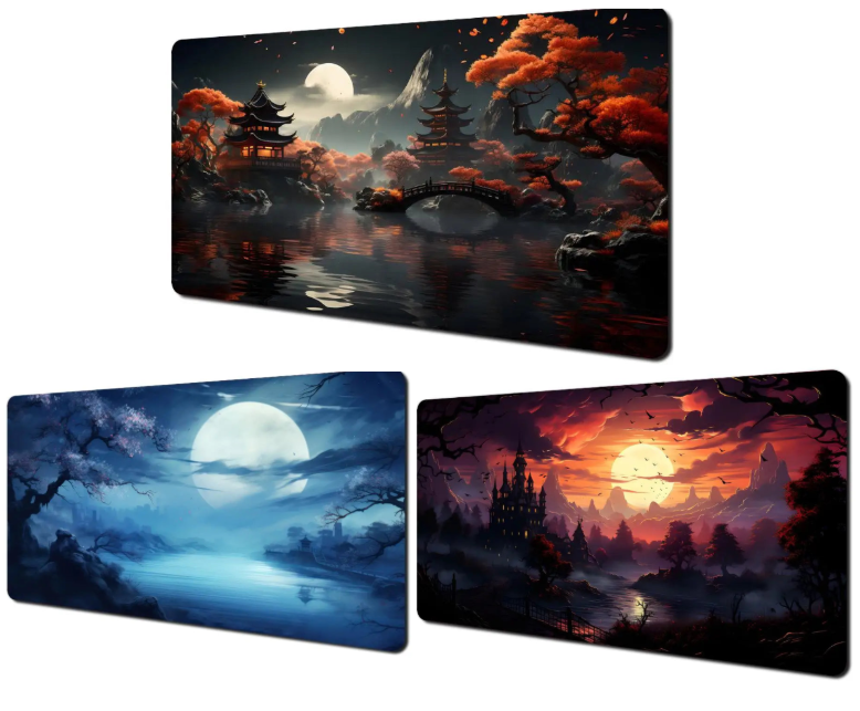 Japanese Moon Themed Playmats