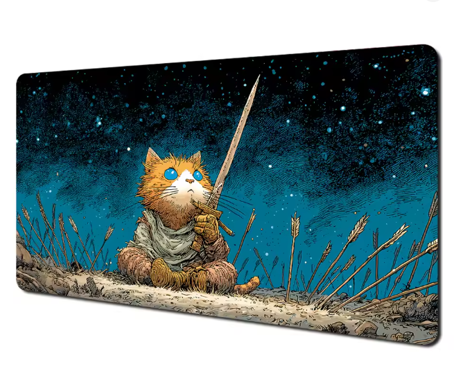 Sol Cat Knight Playmat