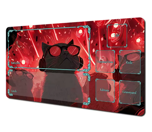 Cat Rave Playmat