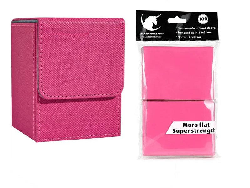 Deck Box + Sleeve Bundle 100Pcs