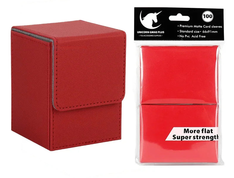 Deck Box + Sleeve Bundle 100Pcs