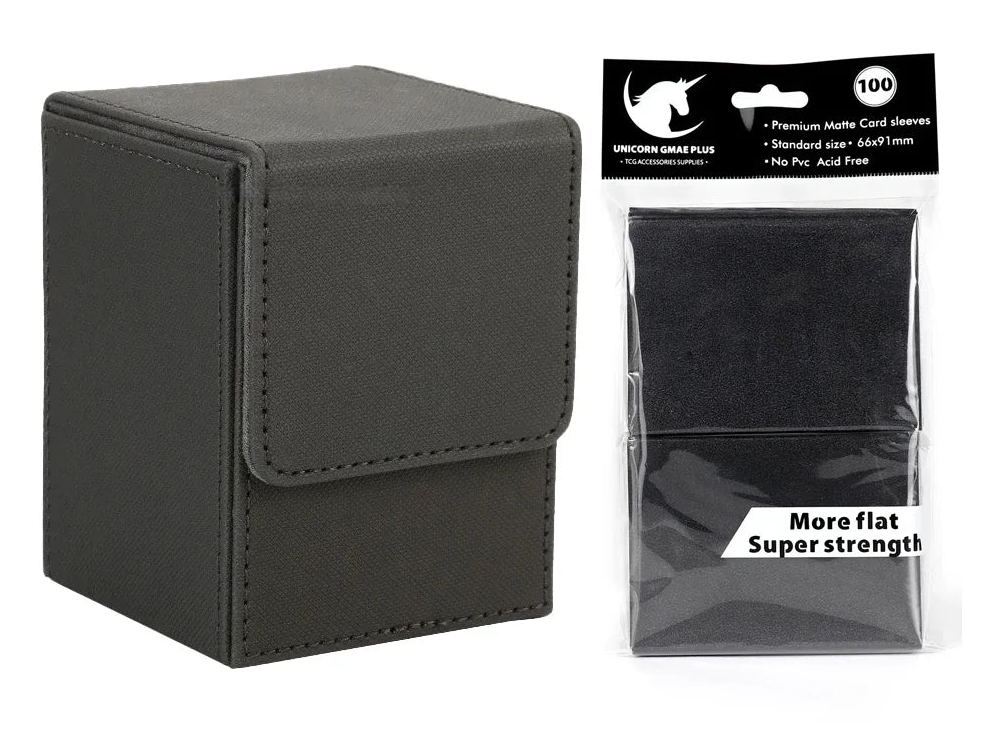 Deck Box + Sleeve Bundle 100Pcs