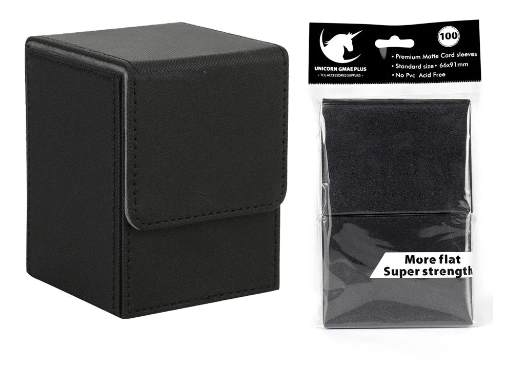 Deck Box + Sleeve Bundle 100Pcs