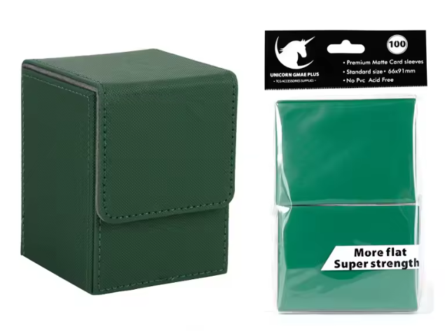 Deck Box + Sleeve Bundle 100Pcs
