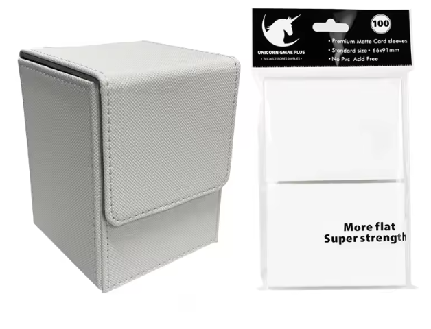 Deck Box + Sleeve Bundle 100Pcs