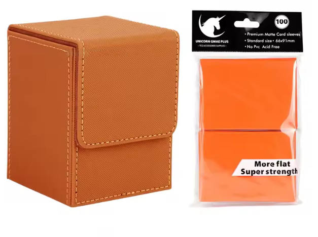 Deck Box + Sleeve Bundle 100Pcs
