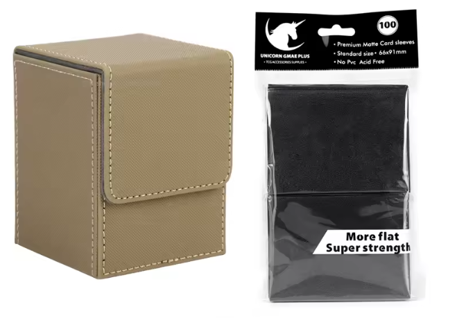 Deck Box + Sleeve Bundle 100Pcs