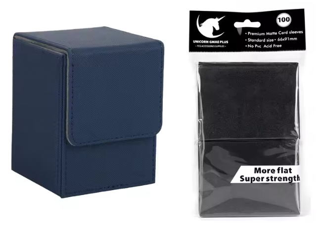 Deck Box + Sleeve Bundle 100Pcs