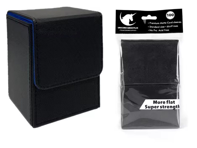 Deck Box + Sleeve Bundle 100Pcs