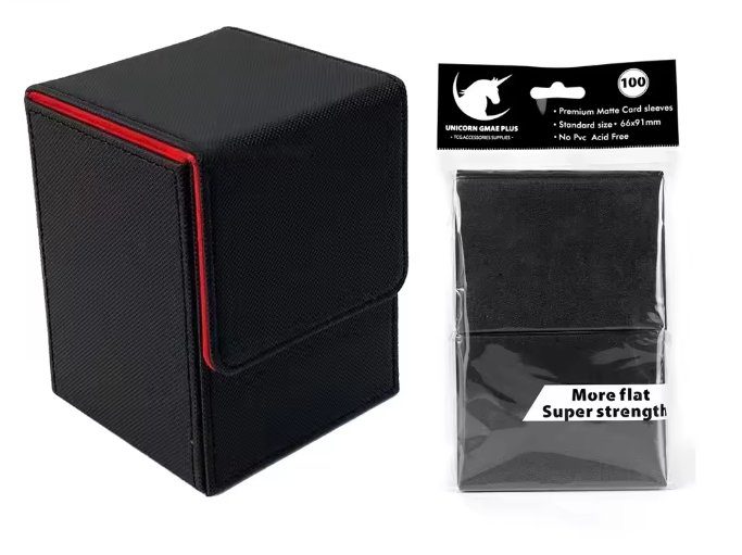 Deck Box + Sleeve Bundle 100Pcs