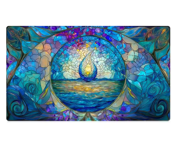 Stained Glass MTG Color Playmats