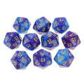 Marble D20 Dice 10pcs