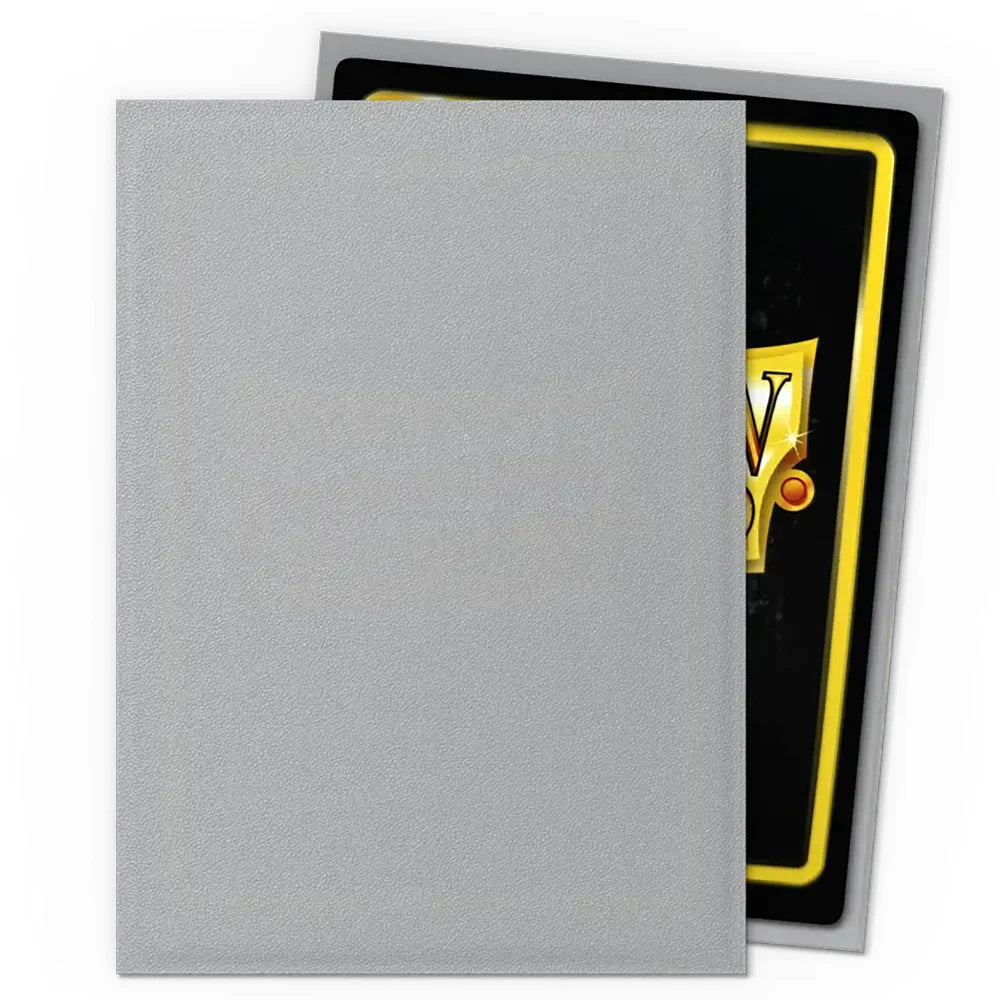 Silver Dragon Shield Matte Sleeves 100pcs