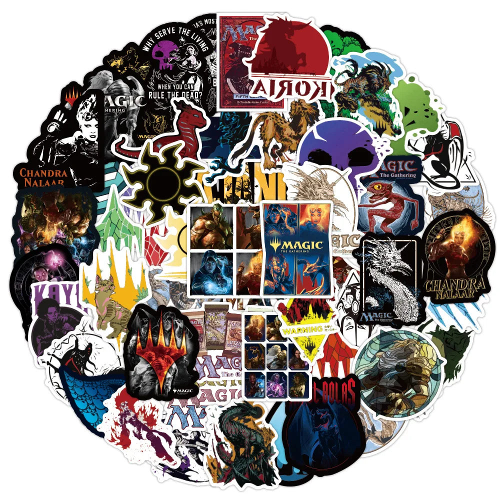 Assorted MTG Themed Stickers
