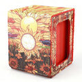 Stained Glass Plains Deck Box w/ Display