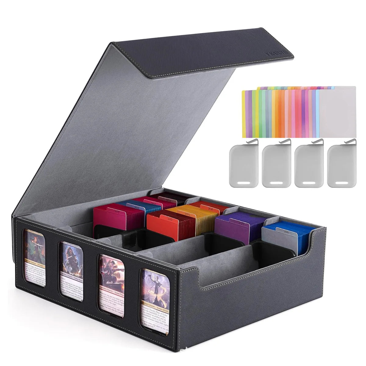 4 Row Storage case w/ Card Display